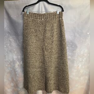 Elegant Brown Midi Skirt for Women